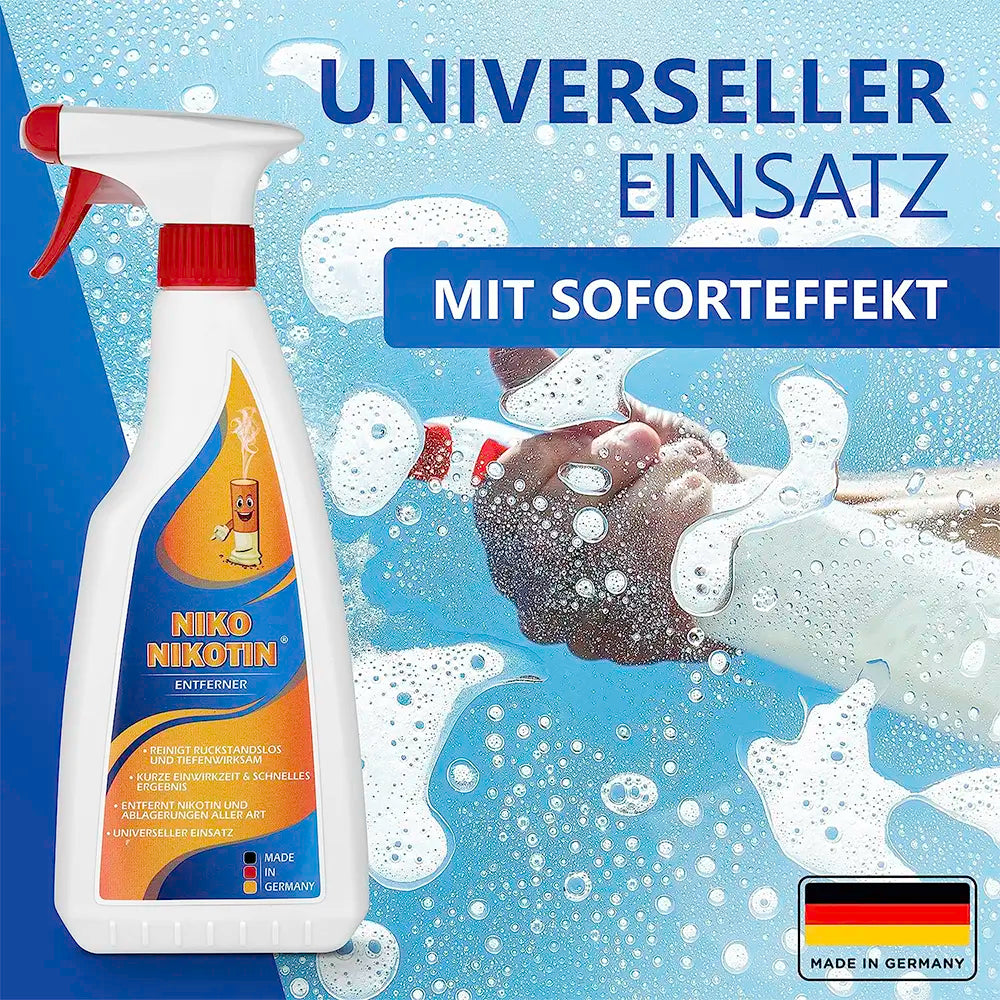 Hochkonzentrierter Nikotinentferner Ultra 2x500ml inkl. Reinigungstuch