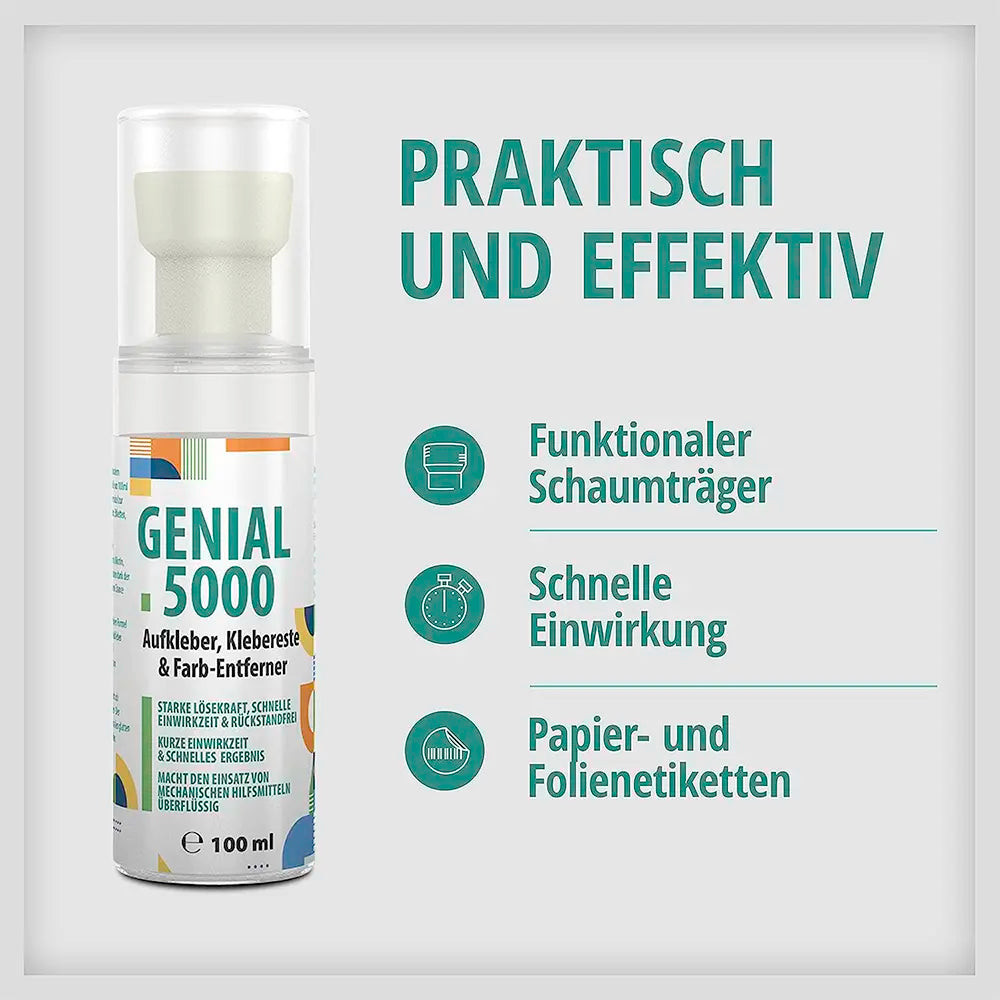 Hocheffektiver Klebereste- & Etikettenentferner