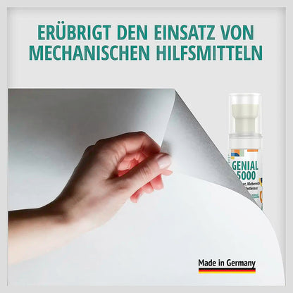 LABROTEC® Doppelpack - Genial 5000 Klebereste Entferner 250ml & leere 100ml Schaumträger Flasche zum umfüllen - für gezielte Entfernung von hartnäckigen Flecken & Kleber Hocheffektiver Etikettenlöser