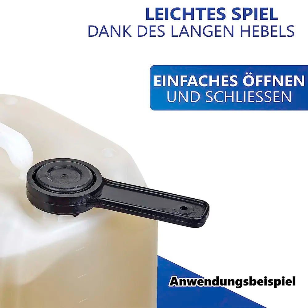 Doppelseitiger DIN 50/61 Kanisterschlüssel - Ihr idealer Helfer zum einfachen Öffnen von 5/10/20/25/30 Liter Kanistern. Kompakt, praktisch und unverzichtbar in jeder Werkstatt!